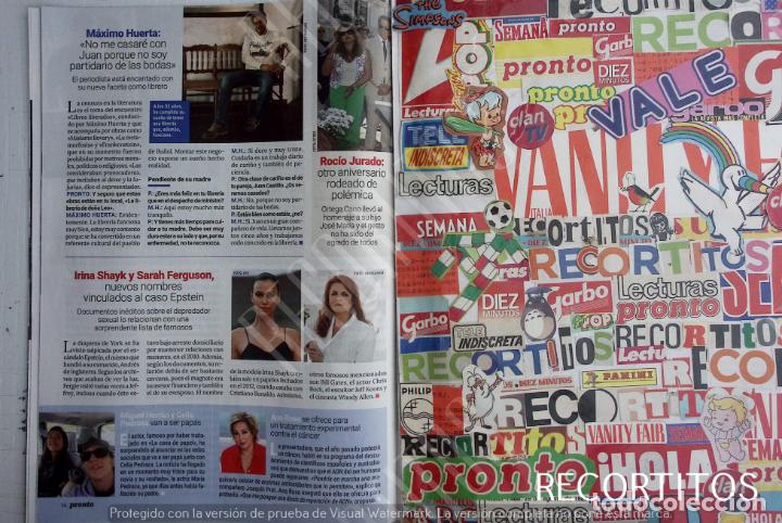 Coleccionismo de Revistas y Peri&oacute;dicos: rocio jurado maximo huerta irina shayk sarah ferguson ana rosa quintana miguel herran celia pedraza