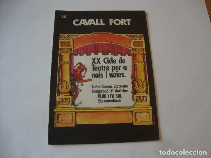 Coleccionismo de revistas y peri&oacute;dicos: REVISTA CAVALL FORT N&ordm; 337
