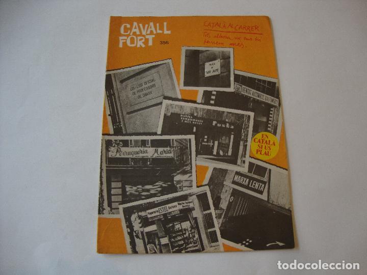 Coleccionismo de revistas y peri&oacute;dicos: REVISTA CAVALL FORT N&ordm; 356
