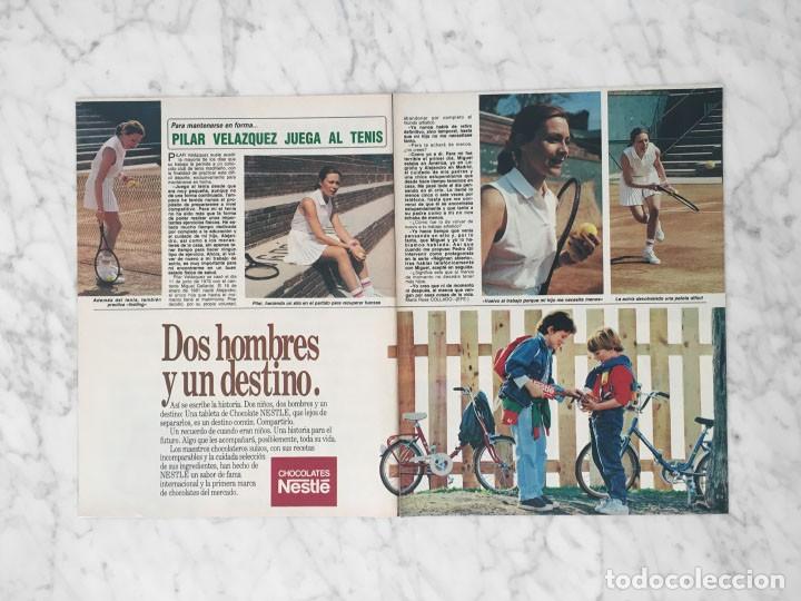 Coleccionismo de revistas y peri&oacute;dicos: REPORTAJE - PILAR VELAZQUEZ - 1986