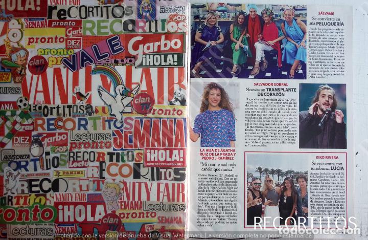 Coleccionismo de Revistas y Peri&oacute;dicos: cosima ramirez kiko rivera salvador sobral eurovision salvame belen esteban pati&ntilde;o chelo garcia cort
