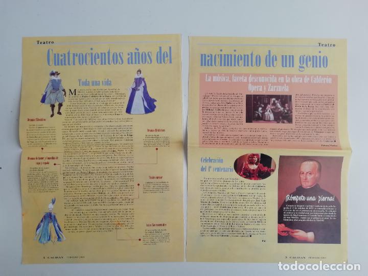 Coleccionismo de Revistas y Peri&oacute;dicos: Recorte 400 a&ntilde;os Calder&oacute;n de la Barca Teatro Las cenizas de &Aacute;nngela Jekyll Hyde 2000 Literatura Cine