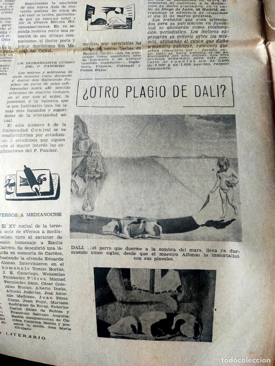 Sammeln von Zeitschriften und Zeitungen: REVISTA A&Ntilde;O 1952 PLAGIO DE SALVADOR DALI MERCEDES SAENS ALONSO JEANNE MOALIC JAUME FOXA