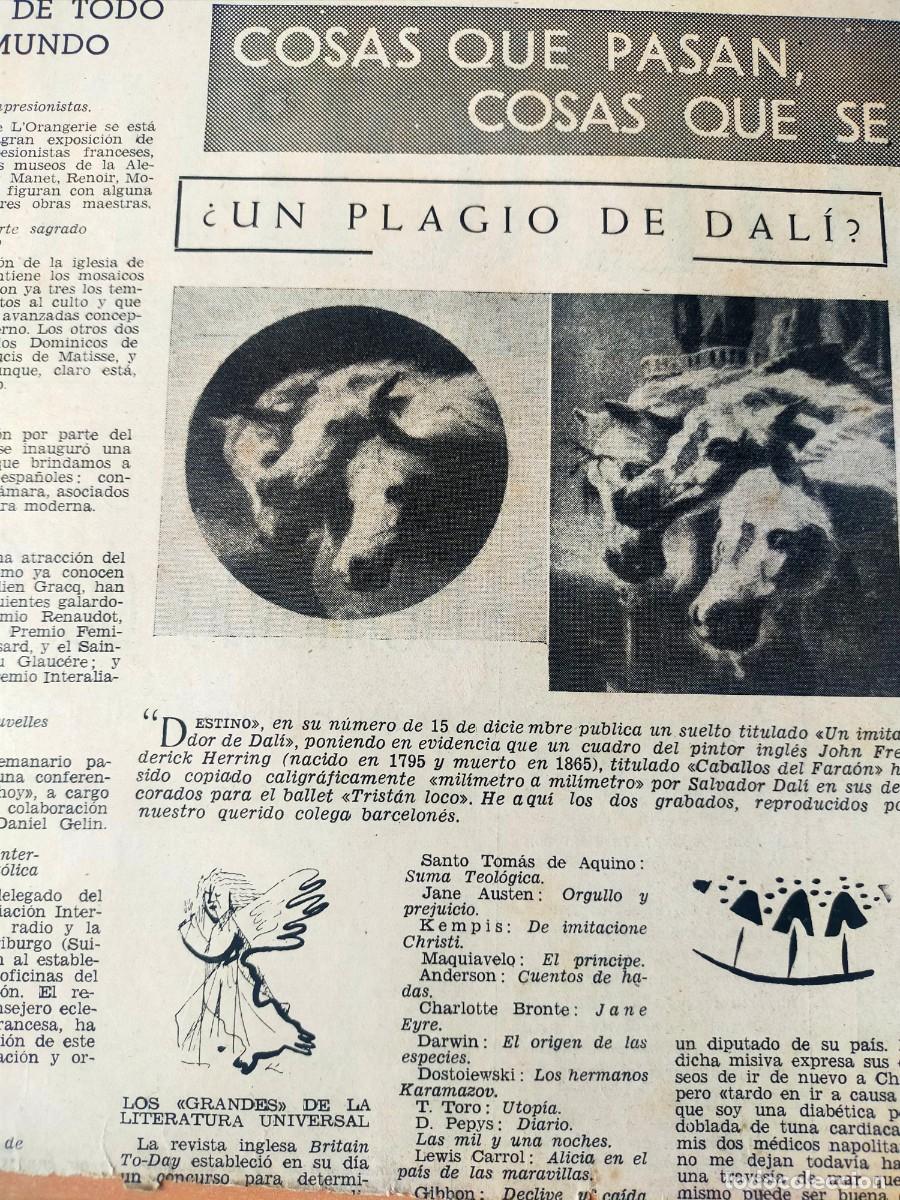 Sammeln von Zeitschriften und Zeitungen: REVISTA A&Ntilde;O 1952 BERNALDO DE QUIROS PLAGIO DE SALVADOR DALI MIQUEL ALGEN COLOMAR