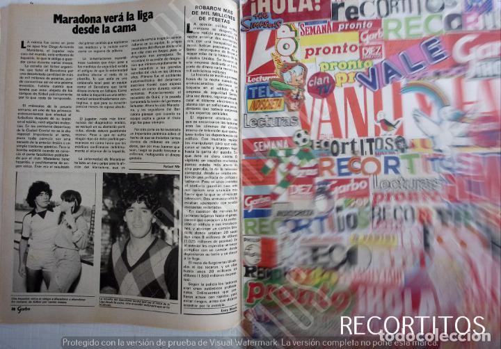 Coleccionismo de Revistas y Peri&oacute;dicos: maradona
