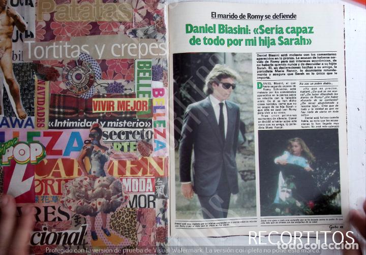 Coleccionismo de Revistas y Peri&oacute;dicos: DANIEL BIASINI SARAH ROMY SCHNEIDER