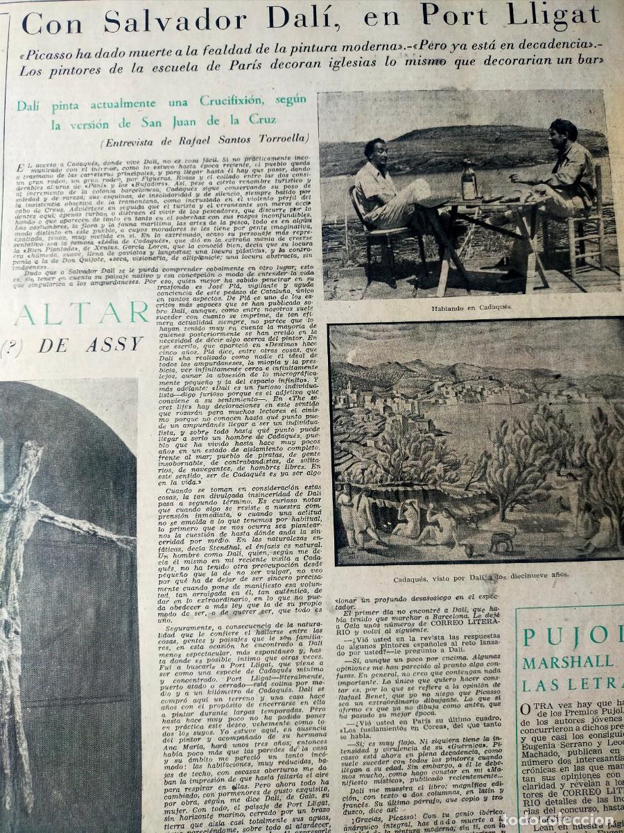 Sammeln von Zeitschriften und Zeitungen: REVISTA A&Ntilde;O 1951 SALVADOR DALI EN PORT LLIGAT Y CADAQUES MARQUES DEL SALTILLO RICARDO MAJO FRANIS
