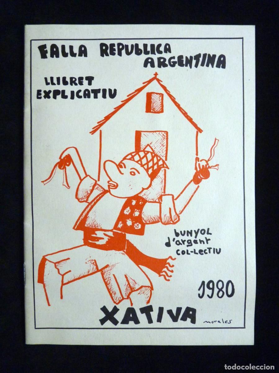 Collezionismo di Riviste e Giornali: X&Agrave;TIVA. LLIBRET EXPLICATIU FALLA REP&Uacute;BLICA ARGENTINA, 1980