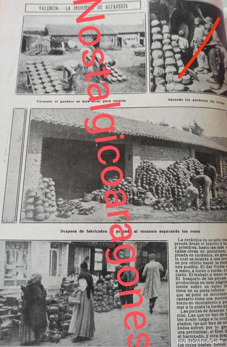 Colecionismo de Revistas e Jornais: Valencia industria alfarera cer&aacute;mica plaza Yervas foto revista princ siglo XX 19MM