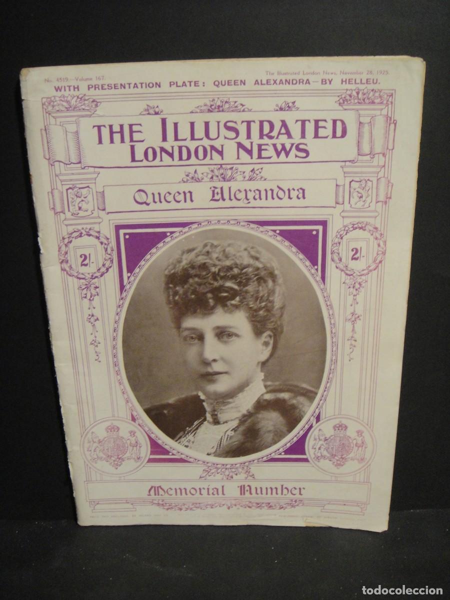 Coleccionismo de revistas y peri&oacute;dicos: the illustrated london news - numero memorial a la reina alexandra - 28 de noviembre de 1925