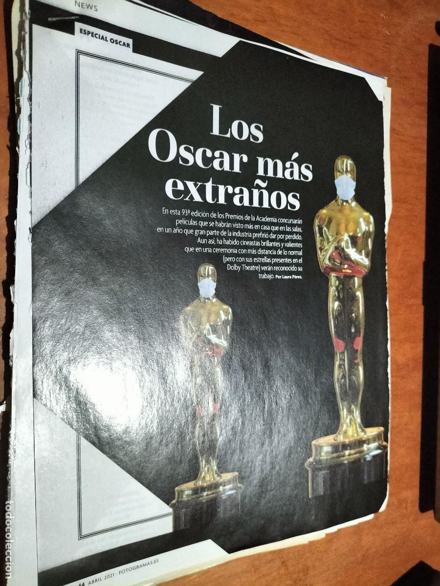 Collezionismo di Riviste e Giornali: OSCAR M&Aacute;S EXTRA&Ntilde;OS. 6 P&Aacute;GINAS. ART&Iacute;CULO EXTRAIDO DE REVISTA. BUEN ESTADO