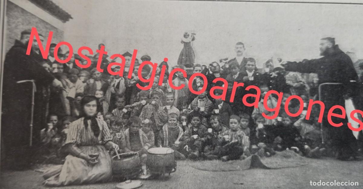 Coleccionismo de revistas y peri&oacute;dicos: Anaya de Alba Salamanca ni&ntilde;os tomando chocolate Foto revista princ siglo XX 19MM