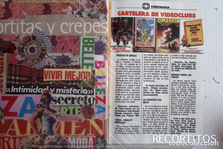 Coleccionismo de Revistas y Peri&oacute;dicos: cartelera videpclub heidi animacion