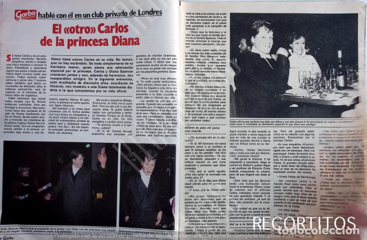 Coleccionismo de revistas y peri&oacute;dicos: CARLOS SPENCER EL HERMANO DE LADY DI DIANA DE GALES