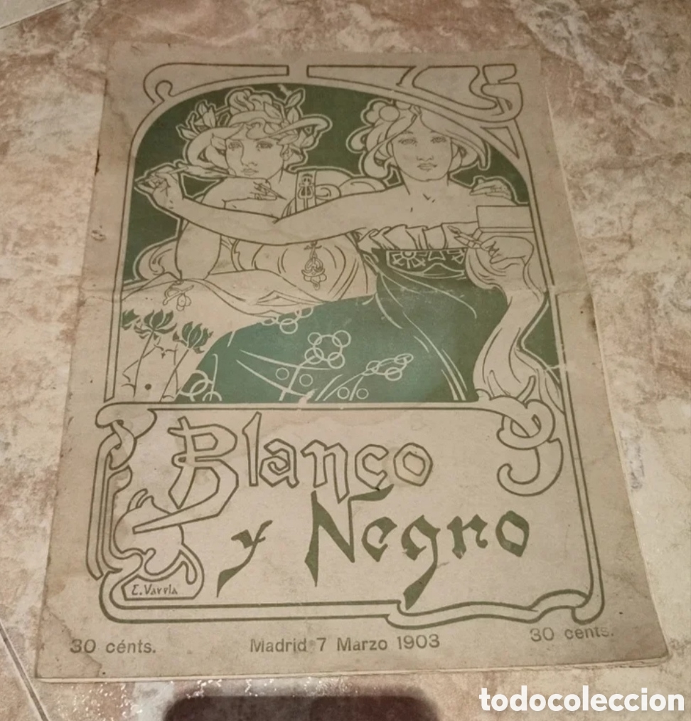 Sammeln von Zeitschriften und Zeitungen: Blanco y Negro revista