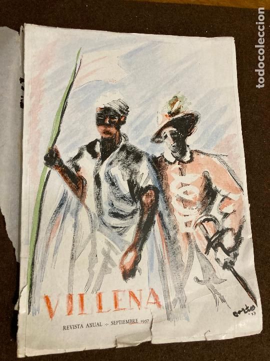 Coleccionismo de Revistas y Peri&oacute;dicos: Villena revista programa fiestas de septiembre a&ntilde;o 1957,reportajes, fotos y mucha publicidad