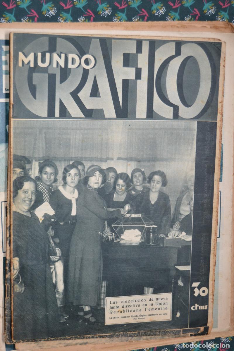 Coleccionismo de Revistas y Peri&oacute;dicos: MUNDO GR&Aacute;FICO n&ordm; 1098 (16-11-32)&ldquo;Acto inaugural del instituto de segunda ense&ntilde;anza en Yecla&rdquo;, &ldquo;Furio