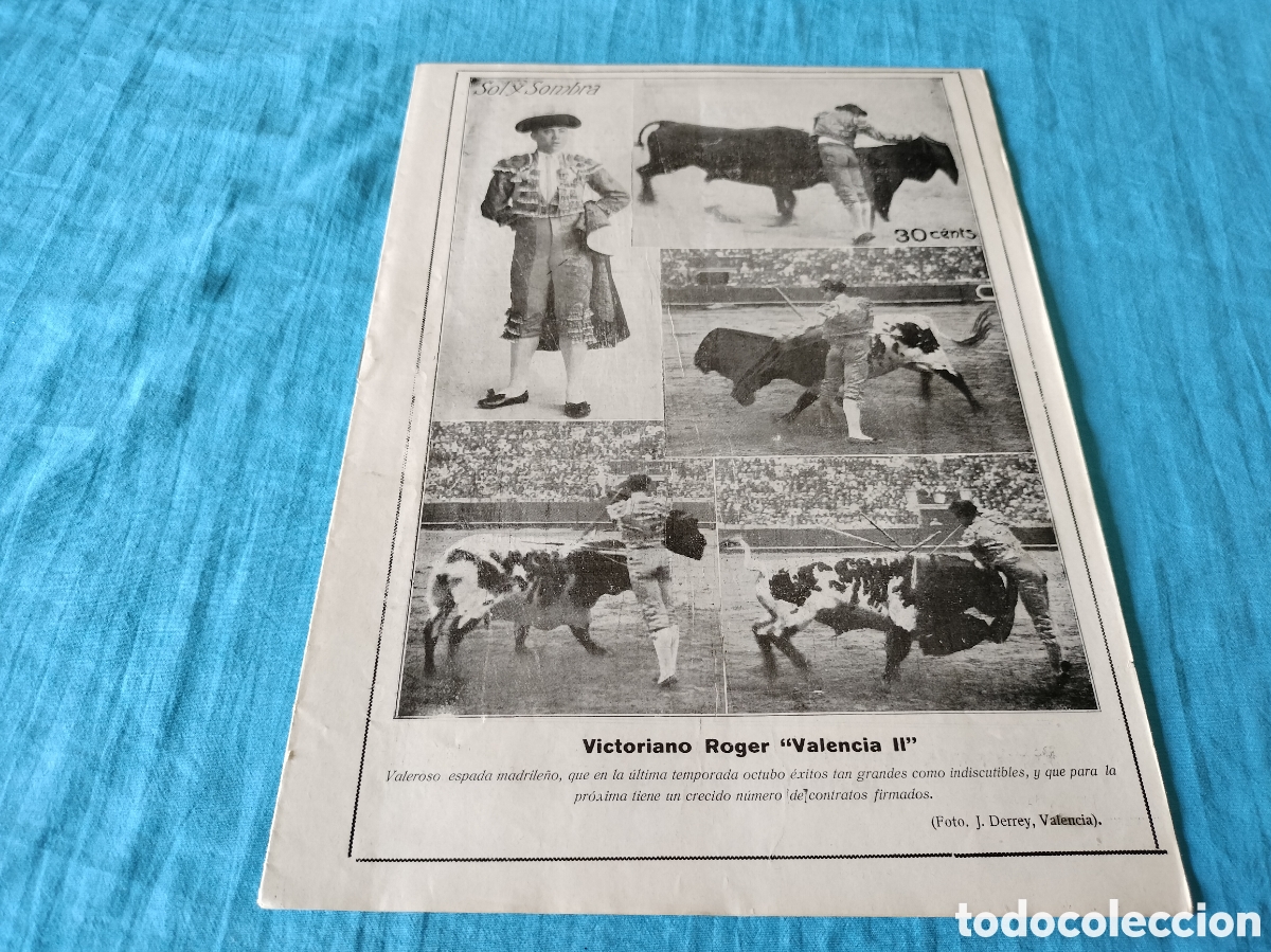 Sammeln von Zeitschriften und Zeitungen: REVISTA SOL Y SOMBRA 1300 A&Ntilde;O 1923 VICTORIANO ROGER VALENCIA II