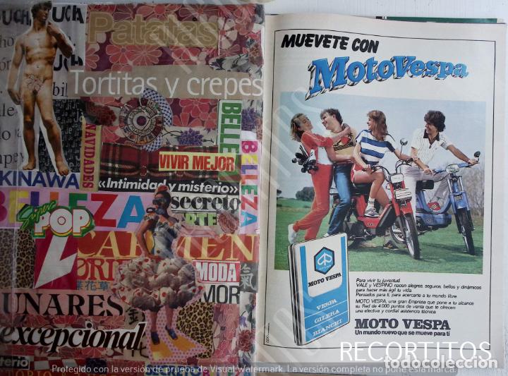 Coleccionismo de Revistas y Peri&oacute;dicos: FAMOSOS EN LA PUBLICIDAD EMMA SUAREZ ANUNCIO VESPA VESPINO MOTO