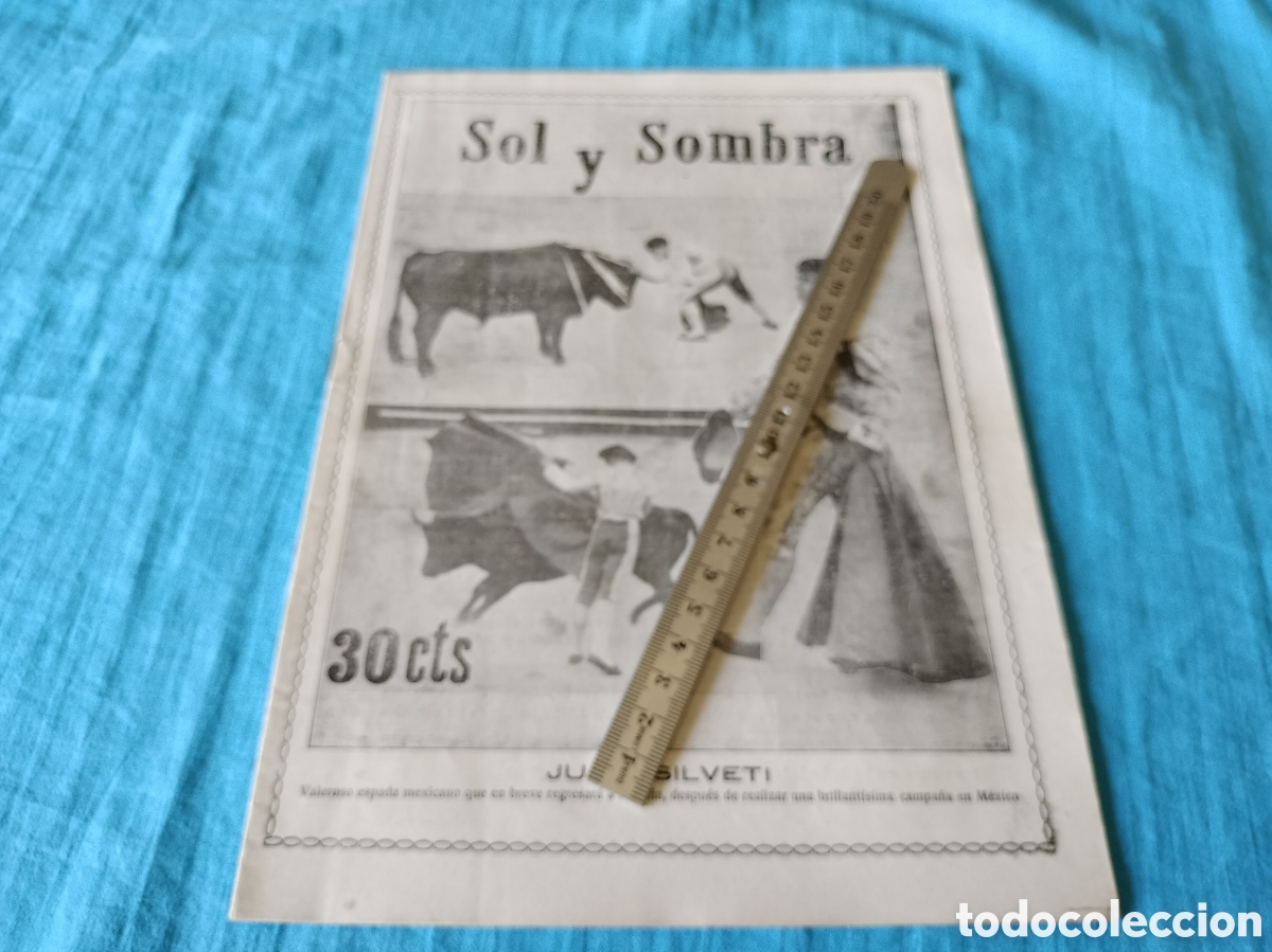 Coleccionismo de Revistas y Peri&oacute;dicos: REVISTA SOL Y SOMBRA 1304 A&Ntilde;O 1923 JUAN SILVETI