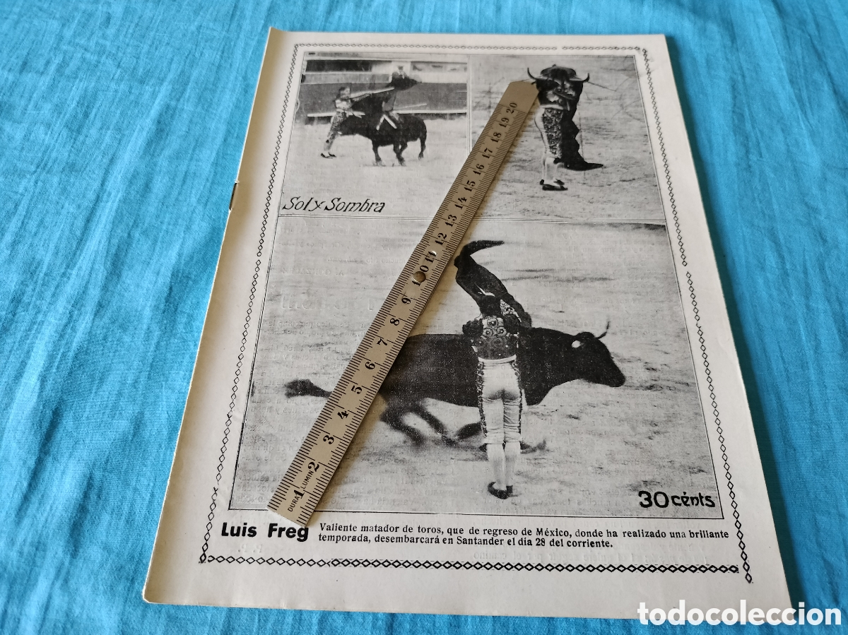 Coleccionismo de Revistas y Peri&oacute;dicos: REVISTA SOL Y SOMBRA 1307 A&Ntilde;O 1923 LUIS FREG