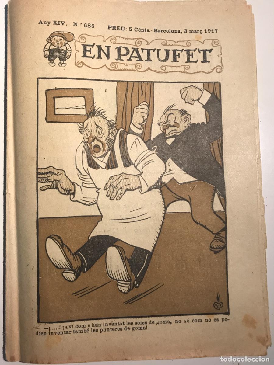 Coleccionismo de Revistas y Peri&oacute;dicos: REVISTA. En Patufet. Num 686. 3 mar&ccedil; 1917. La llotja de Palma