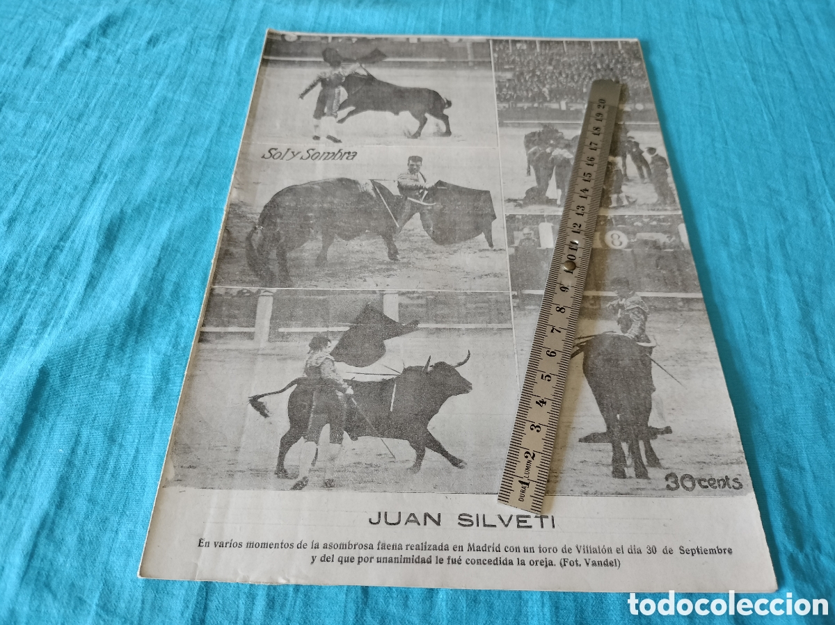 Coleccionismo de Revistas y Peri&oacute;dicos: REVISTA SOL Y SOMBRA 1327 A&Ntilde;O 1923 JUAN SILVETI
