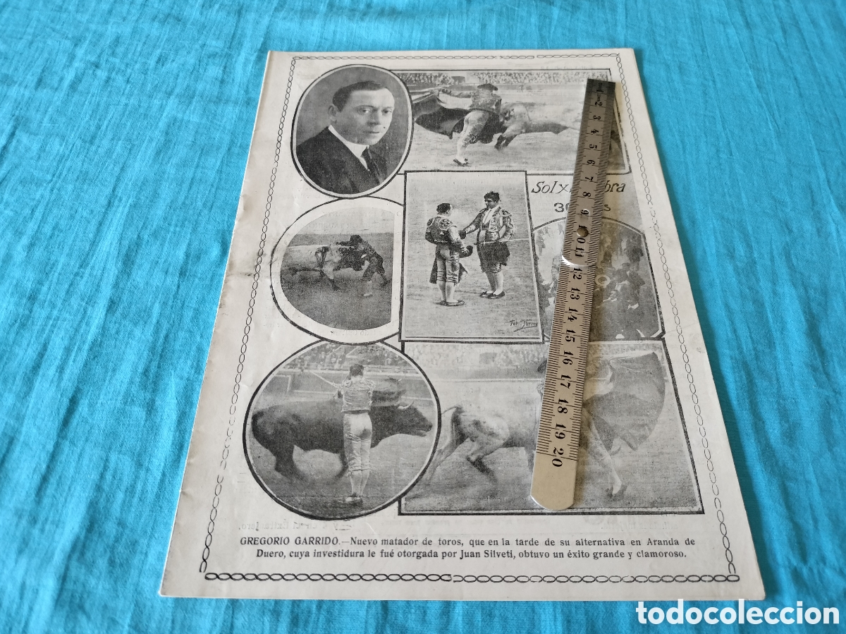 Collection Magazines and Newspapers: REVISTA SOL Y SOMBRA 1328 A&Ntilde;O 1923 GRAGORIO GARRIDO