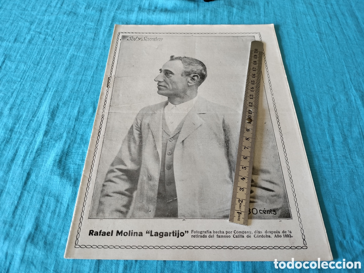 Collection Magazines and Newspapers: REVISTA SOL Y SOMBRA 1330 A&Ntilde;O 1923 RAFAEL MOLINA LAGARTIJO
