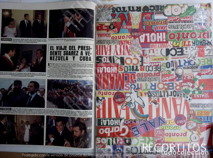 Coleccionismo de Revistas y Peri&oacute;dicos: ADOLFO SUAREZ EN VENEZUELA Y CUBA FIDEL CASTRO