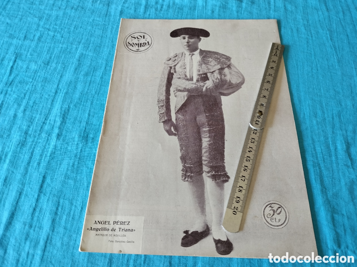 Collectionnisme de Revues et Journaux: REVISTA SOL Y SOMBRA 1377 A&Ntilde;O 1925 ANGEL PEREZ ANGELILLO DE TRIANA