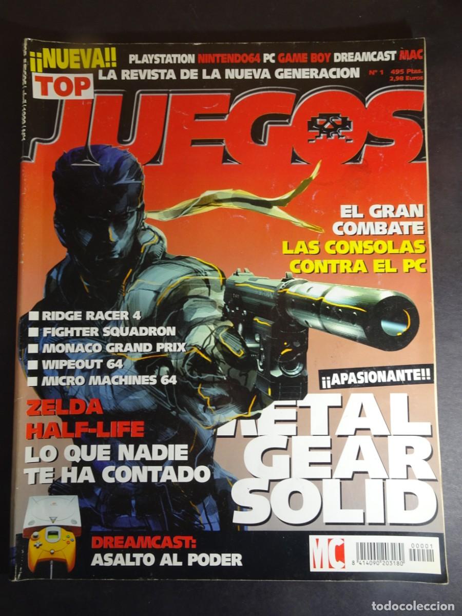 Collection Magazines and Newspapers: REVISTA VIDEOJUEGOS , TOP JUEGOS N&ordm; 1 , VER FOTOS