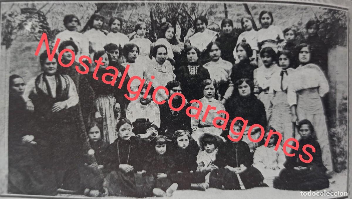 Sammeln von Zeitschriften und Zeitungen: Calaceite Teruel coro Hijas Mar&iacute;a Schola Puerorum Schola Cantorum Foto revista princ siglo XX 19MM