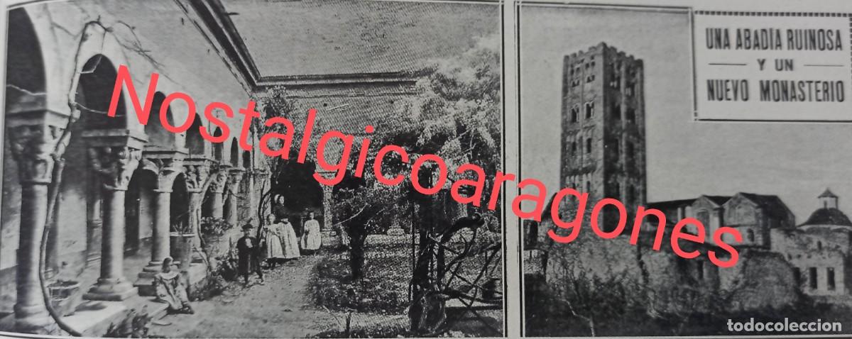 Coleccionismo de Revistas y Peri&oacute;dicos: San Miguel de Cuxa abad&iacute;a Foto revista princ siglo XX 19MM
