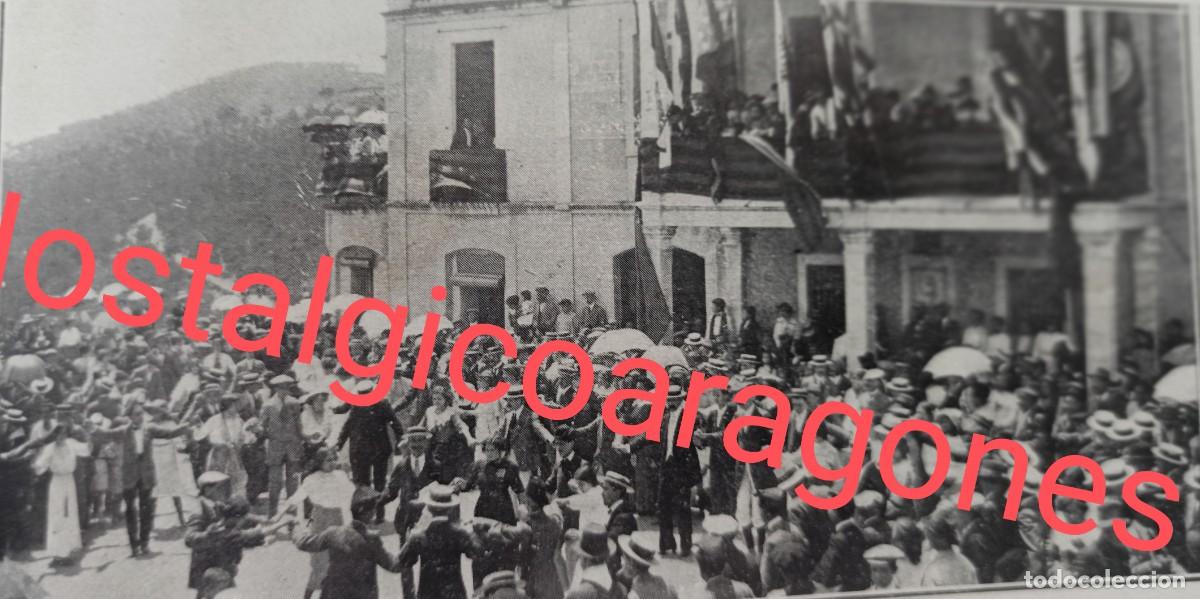 Coleccionismo de revistas y peri&oacute;dicos: Aplech sardana Vallvidrera delante quinta Juana Foto revista princ siglo XX 19MM