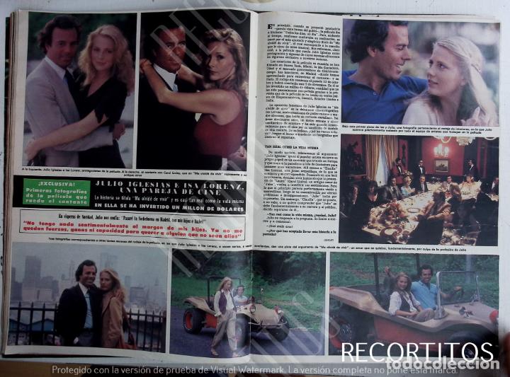 Coleccionismo de Revistas y Peri&oacute;dicos: JULIO IGLESIAS ISA LORENZ ME OLVIDE DE VIVIR