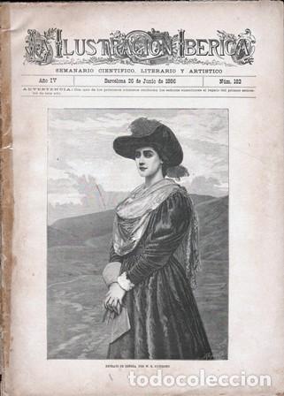 Coleccionismo de Revistas y Peri&oacute;dicos: LA ILUSTRACION IBERICA - A&Ntilde;O IV - 26 JUNIO 1886 - N&ordm; 182 - A-REVIL-0878