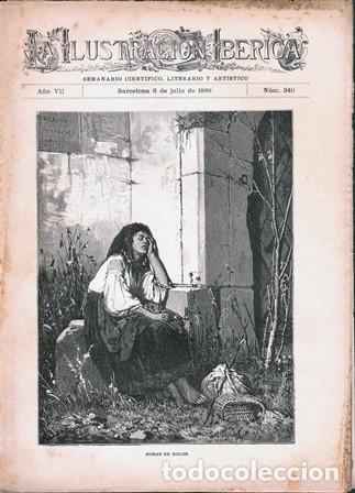 Coleccionismo de Revistas y Peri&oacute;dicos: LA ILUSTRACION IBERICA - A&Ntilde;O VII - 6 JULIO 1889 - N&ordm; 340 - A-REVIL-0881