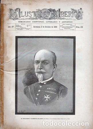 Coleccionismo de Revistas y Peri&oacute;dicos: LA ILUSTRACION IBERICA - A&Ntilde;O IV - 2 OCTUBRE 1886 - N&ordm; 196 - A-REVIL-0882