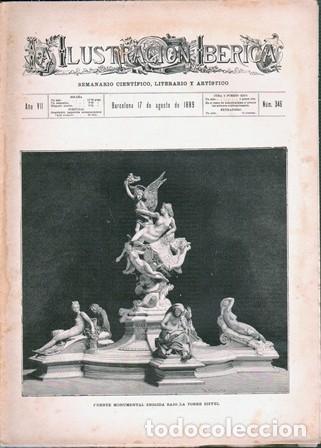 Coleccionismo de Revistas y Peri&oacute;dicos: LA ILUSTRACION IBERICA - A&Ntilde;O VII - 17 AGOSTO 1889 N&ordm; 346 - A-REVIL-0884