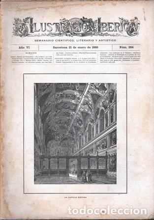 Coleccionismo de Revistas y Peri&oacute;dicos: LA ILUSTRACION IBERICA - A&Ntilde;O VI - 21 ENERO 1888 - N&ordm; 264 - A-REVIL-0886