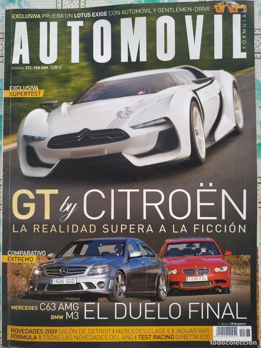 Coleccionismo de Revistas y Peri&oacute;dicos: REVISTA AUTOMOVIL 373 : GT BY CITROEN - MERCEDES C63 AMG - BMW M3