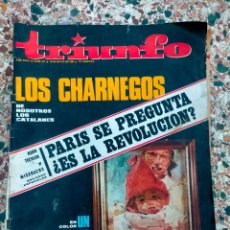 Coleccionismo de Revistas y Periódicos: REVISTA TRIUNFO LOS CHARNEGOS DE NOSOTROS LOS CATALANES EN COLON UN IMPRESIONISMO ESPAÑOL 311 1968