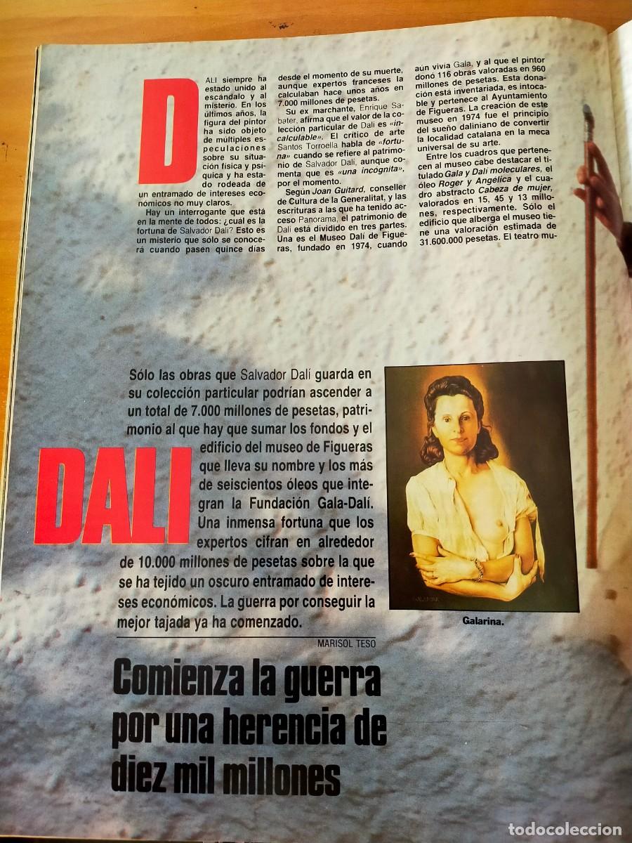 Sammeln von Zeitschriften und Zeitungen: REVISTA A&Ntilde;O 1989 ESPA&Ntilde;OLES EN ANGOLA AFRICA GUERRA POR LA HERENCIA DE SALVADOR DALI PALOMARES BOMBA