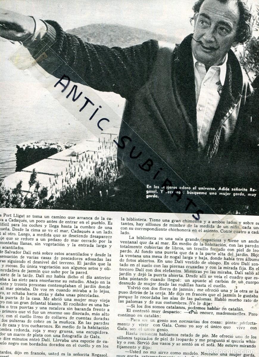 Sammeln von Zeitschriften und Zeitungen: REVISTA A&Ntilde;O 1965 SALVADOR DALI DICE QUE ES UN GENIO PORQUE VIVE CON GALA ROSA REGAS XAVIER MISERACHS