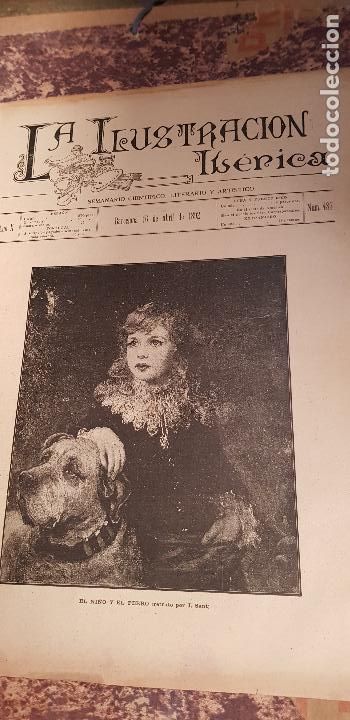 Coleccionismo de Revistas y Peri&oacute;dicos: REVISTA LA ILUSTRACION IBERICA A&Ntilde;O 1892