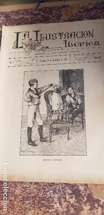 Coleccionismo de Revistas y Peri&oacute;dicos: REVISTA LA ILUSTRACION IBERICA A&Ntilde;O 1892