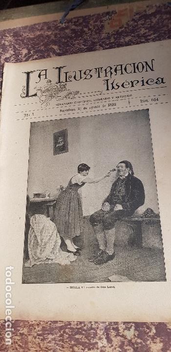 Coleccionismo de Revistas y Peri&oacute;dicos: REVISTA LA ILUSTRACION IBERICA A&Ntilde;O 1892