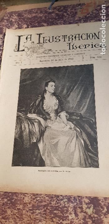 Coleccionismo de Revistas y Peri&oacute;dicos: REVISTA LA ILUSTRACION IBERICA A&Ntilde;O 1892