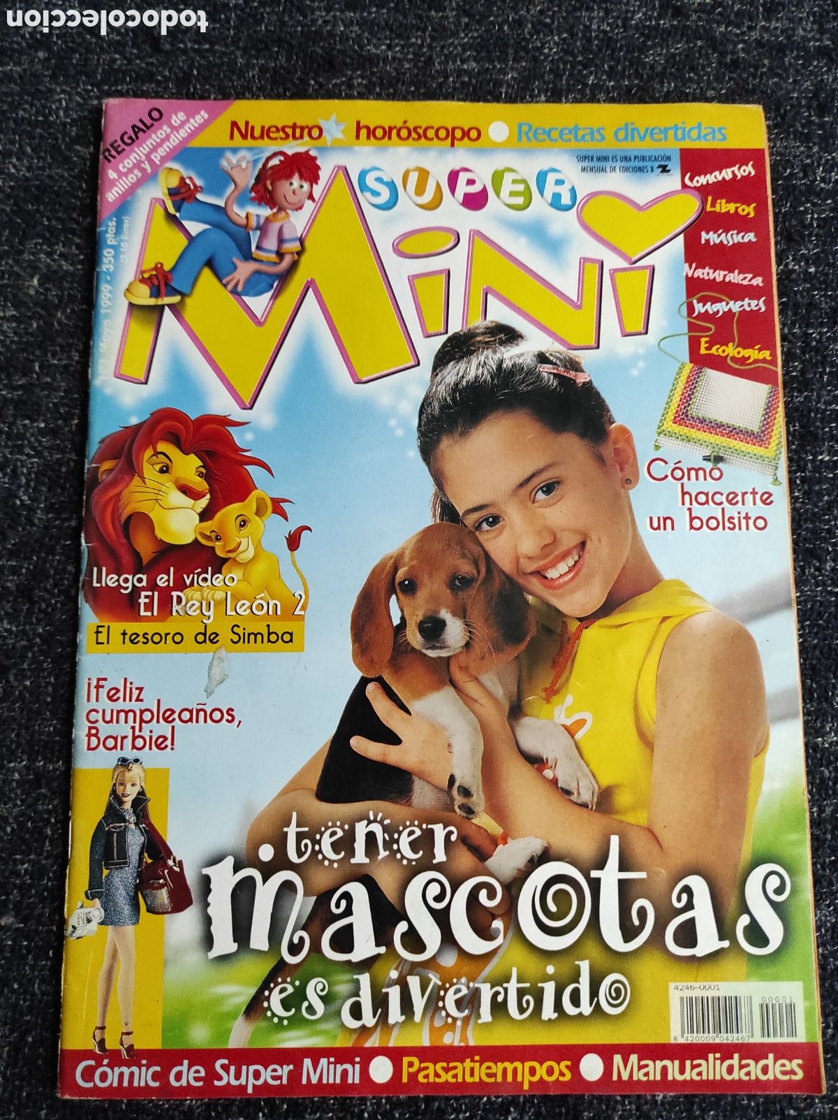Coleccionismo de Revistas y Peri&oacute;dicos: REVISTA JUVENIL SUPER MINI N&ordm; 1 A&Ntilde;O 1999 EL REY LEON 2 EL TESORO DE SIMBA